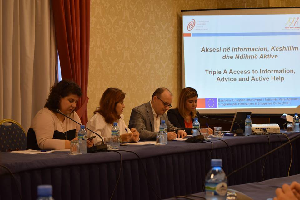 National Conference: Access to Justice: Provision of Information, Advice and Free Legal Aid in Albania